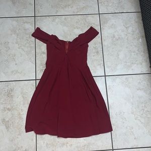 Medium red mini dress